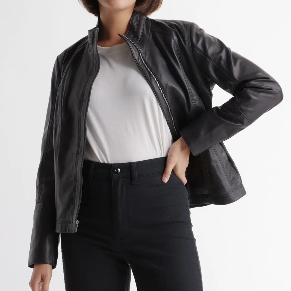 Quince Women’s Leather Jacket